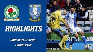 Highlights: Blackburn Rovers v Sheffield Wednesday