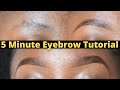 5 MINUTES QUICK AND EASY EYEBROW TUTORIAL FOR BEGINNERS |2021 UPDATED EYEBROW TUTORIAL|CHARLENEMICH