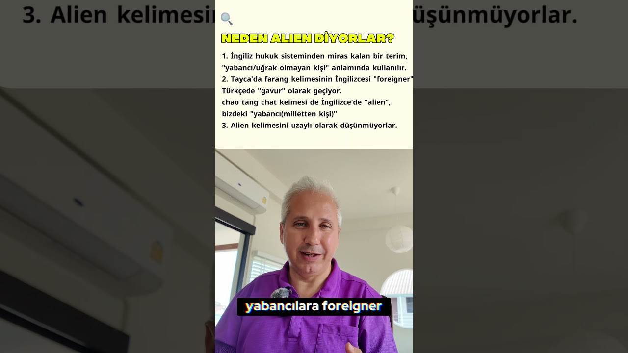 Tayland'lılar neden resmi evraklarında yabancılara Alien diyorlar, merak ettim araştırdım