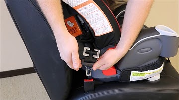 Locking Clip Installation: Forward-Facing Car Seat