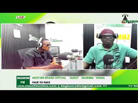 #face2face With Akarma Yaan’ga on Dagbon Fm 