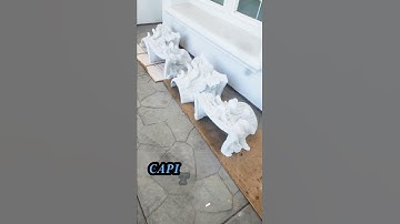 Installation of GFRC Corinthian Columns Cover