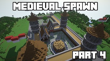 Minecraft Server Spawn - Medieval Spawn - Part 4