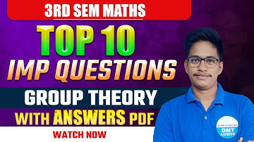 3rd sem maths important questions || Group theory important questions || 3rd sem imps