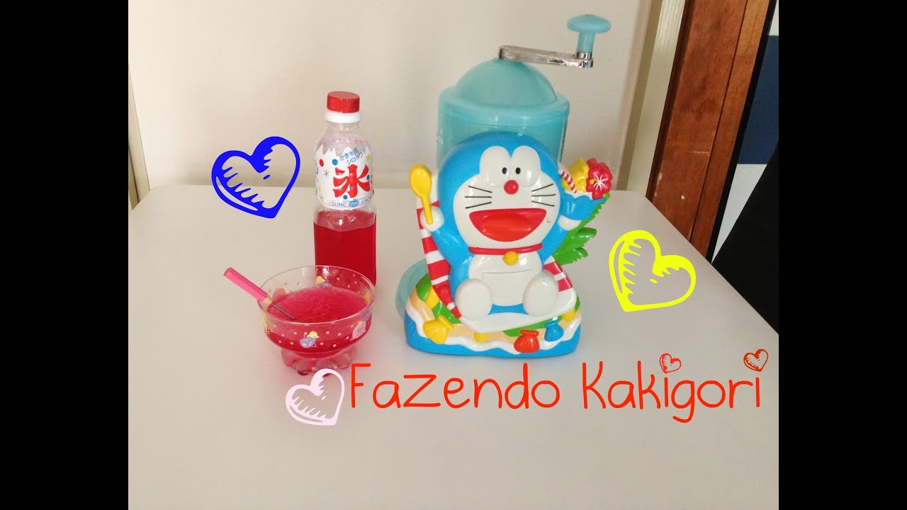Curiosidades do Japão- Fazendo kakigori - かき氷