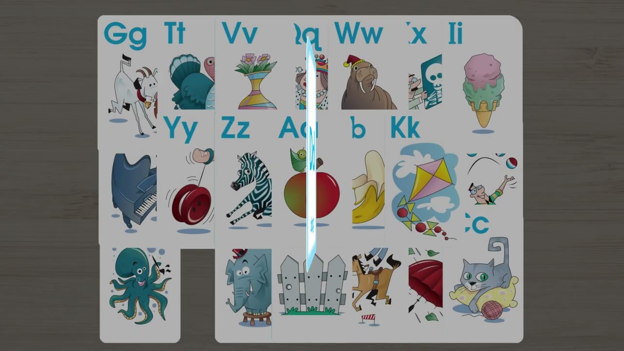 Alphabet Fun Flash Cards from School Zone - Cute Game Cards Teach Letters!
