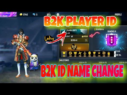 B2k Id Name Change B2k Player Id Code And Profile Full Details 16k Likes Youtube