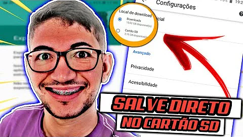 Como configurar o celular Samsung para salvar no Cartão de memória?