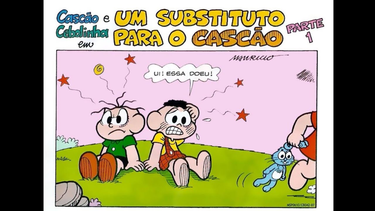 Turma da Mônica gibis. Um substituto para o Cascão.💥