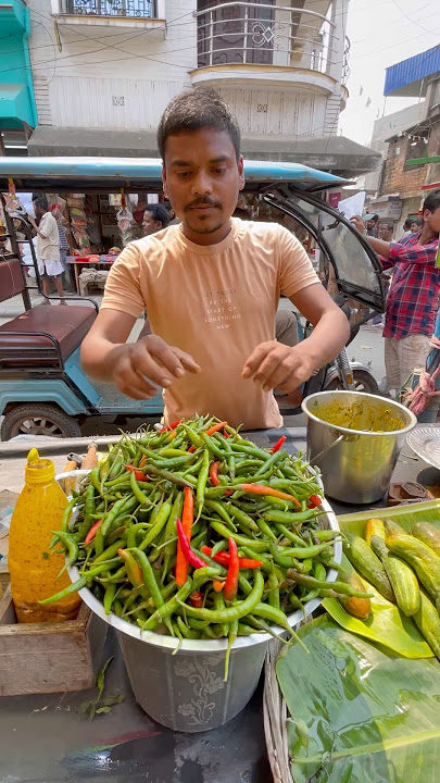Most Popular Chili Chaat in Kolkata, India #shorts