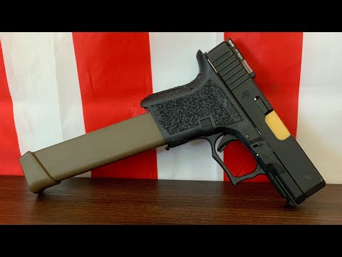 Clean P80 Build With 33 Round OEM Mag And Meprolight Bullseye Green Dot Sights