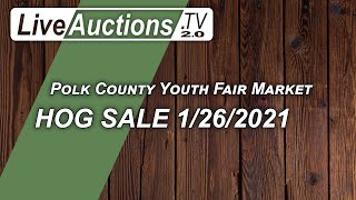 Polk County Youth Fair Market Hog Sale 1/26/2021