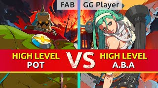 GGST ▰ FAB (Potemkin) vs GG Player (A.B.A). High Level Gameplay