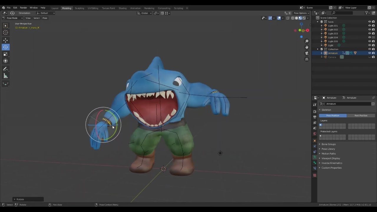 Blender Rigging 🦿 | 🔺 Easy IK TUTORIAL 🦾 🔺 (DEMO) 🤖 - YouTube