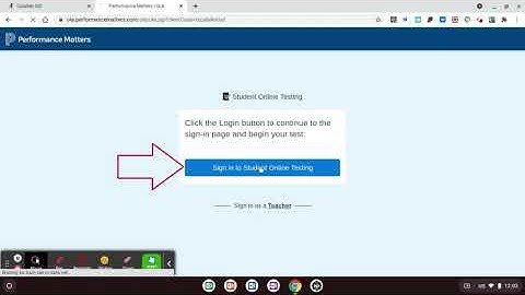 Performance Matters - Student Login