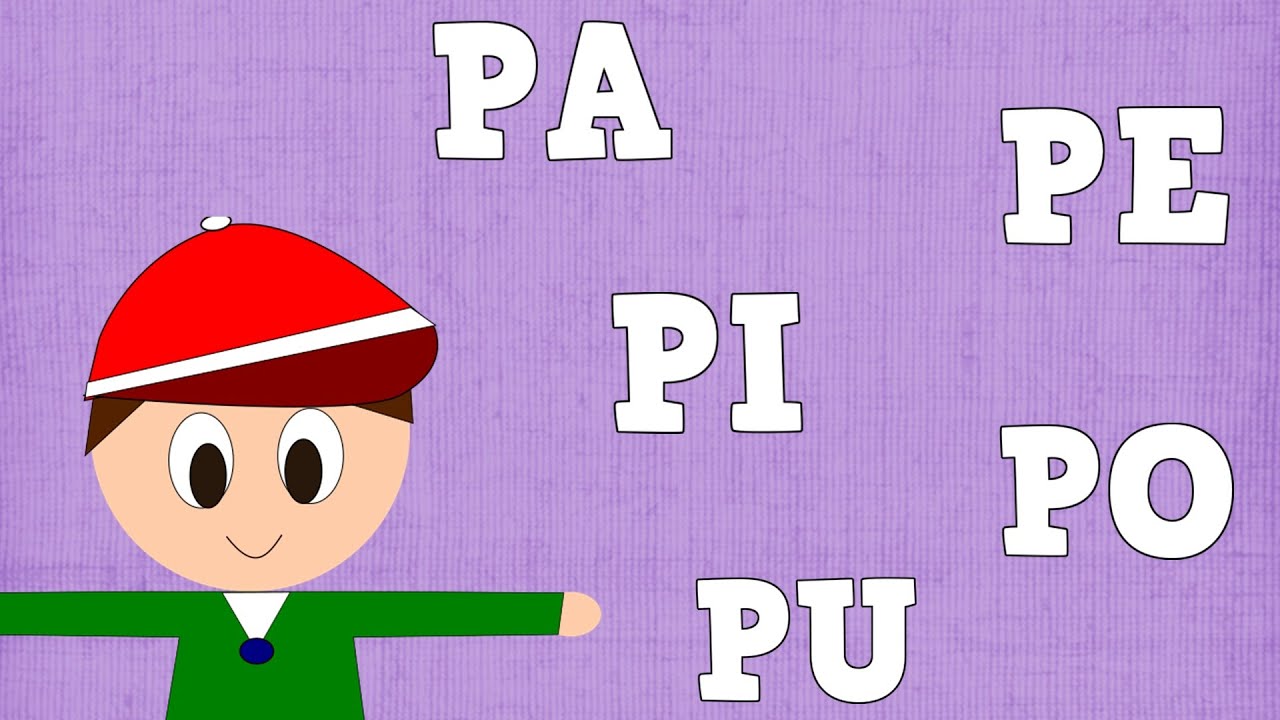 Sílabas PA PE PI PO PU - Syllable with P - Vídeos para niños - YouTube