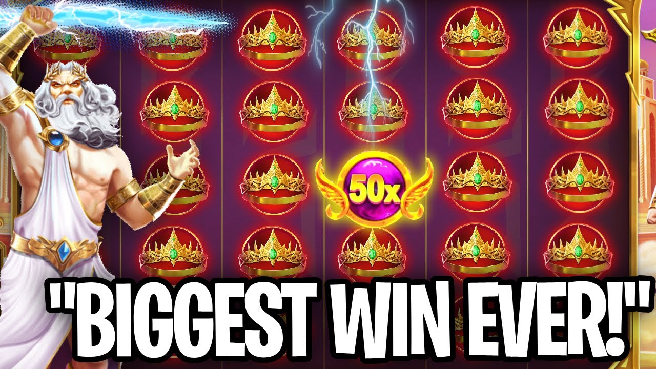 BIGGEST WIN EVER ON GATES OF OLYMPUS 1000! (50X MULTI)