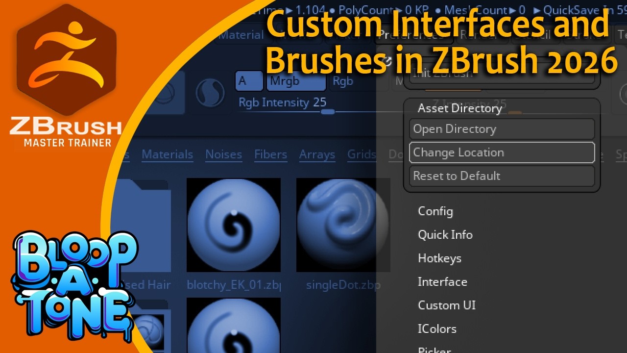 How Do I Add Custom Brushes to my Interface in ZBrush 2026? - YouTube
