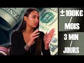 Astrid nelsia  je gagne entre 20  100ke par mois en 3 minutes par jour elle explique comment 