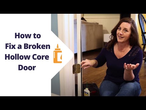 Hollow Core Door Repair - EASY 10 Minute Fix
