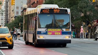 New York City Transit: Orion VII NG# 4699 on the M102 at 3rd Ave and 93rd Street 