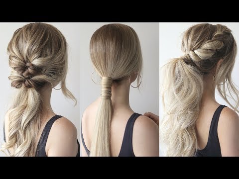 HOW TO: EASY PONYTAILS  | Perfect Prom Hairstyles 2018 