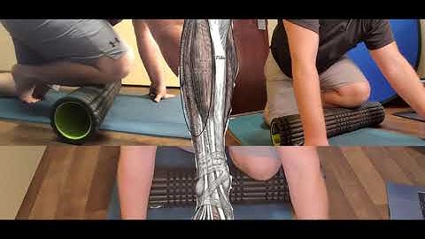 Shin Splint Relief using Foam Roller