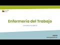 Jornadas Post EIR21 - Enfermería del Trabajo