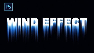 Wind Text Effect in Photoshop - Photoshop Tutorial