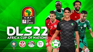 تحميل لعبة دريم ليج 2022 مود كأس أمم أفريقيا بالمنتخبات العربية | DLS 22 MOD AFRICA CUP OF NATIONS