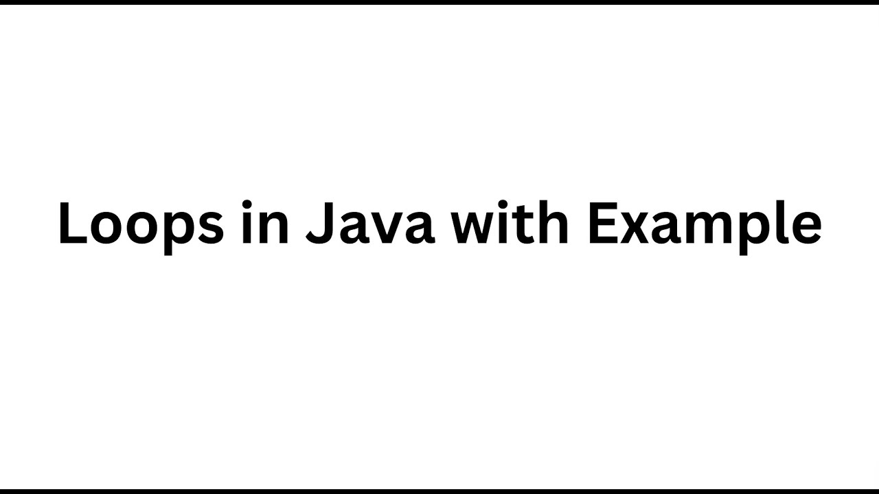 Loops in Java with Example | Interview Question | Hindi | With Notes ...