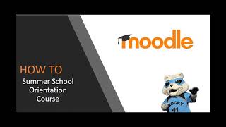 Summer School Orientation Course Enrollment