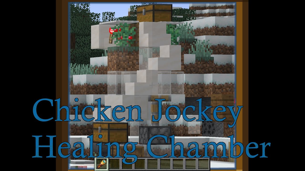 Chicken Jockey healing chamber, Minecraft 1.21.5 (Java Edition) - YouTube