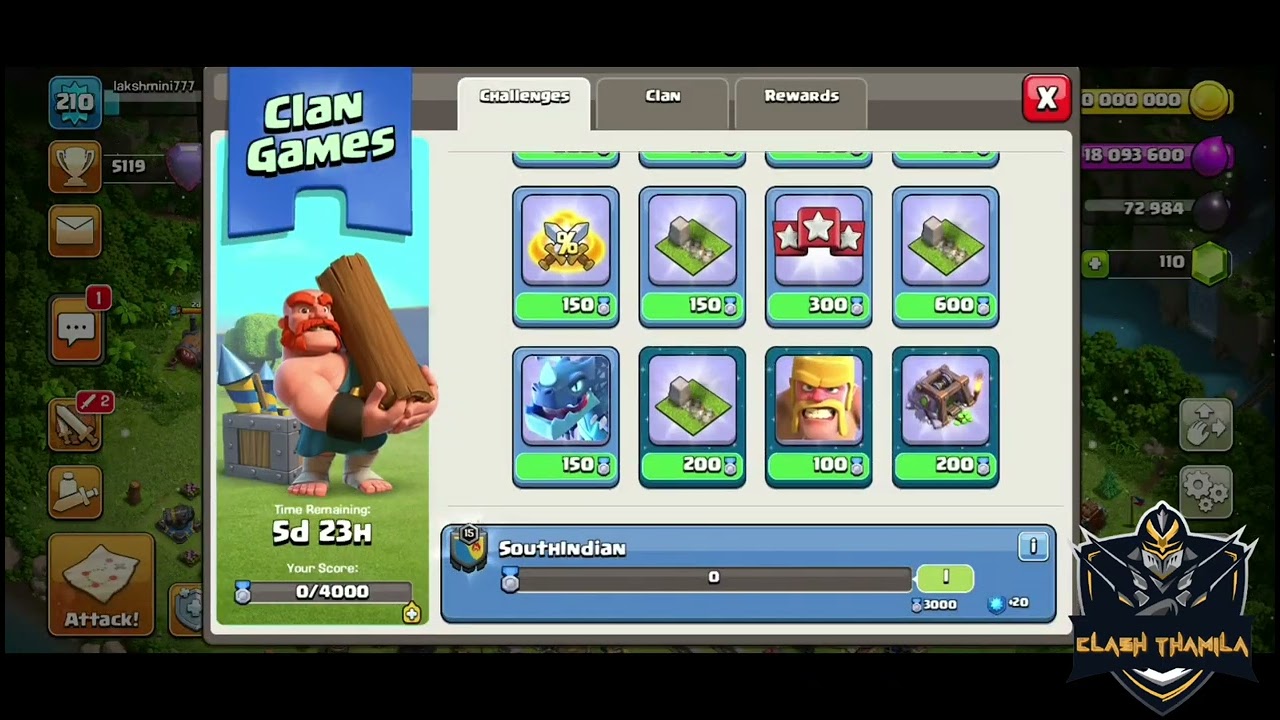 CLAN GAMES || SCORE 4000 POINTS || Amazing Rewards || CLASH OF CLAN