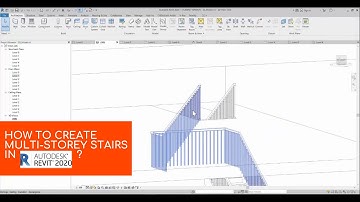 How to create Stairs in Multi-Storey Building Revit 2020