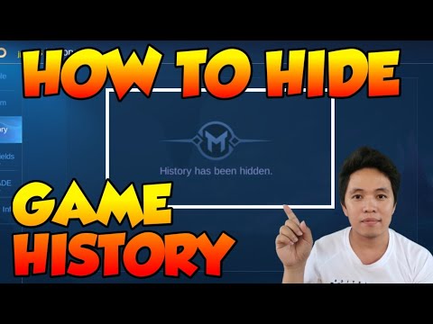 HOW TO HIDE YOUR GAME HISTORY 2020 ML TUTORIAL 