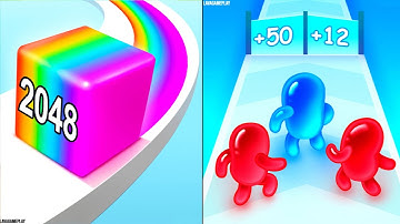 Jelly Run 2048 vs Join Blob Clash 3D