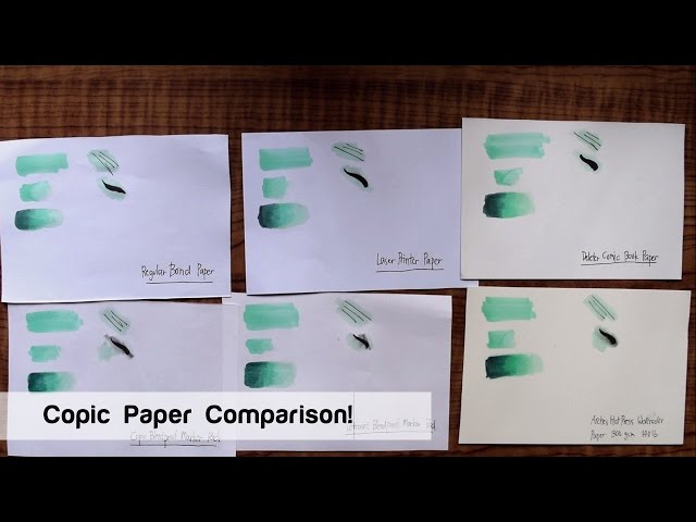 Copic Basic Marker Paper Selections