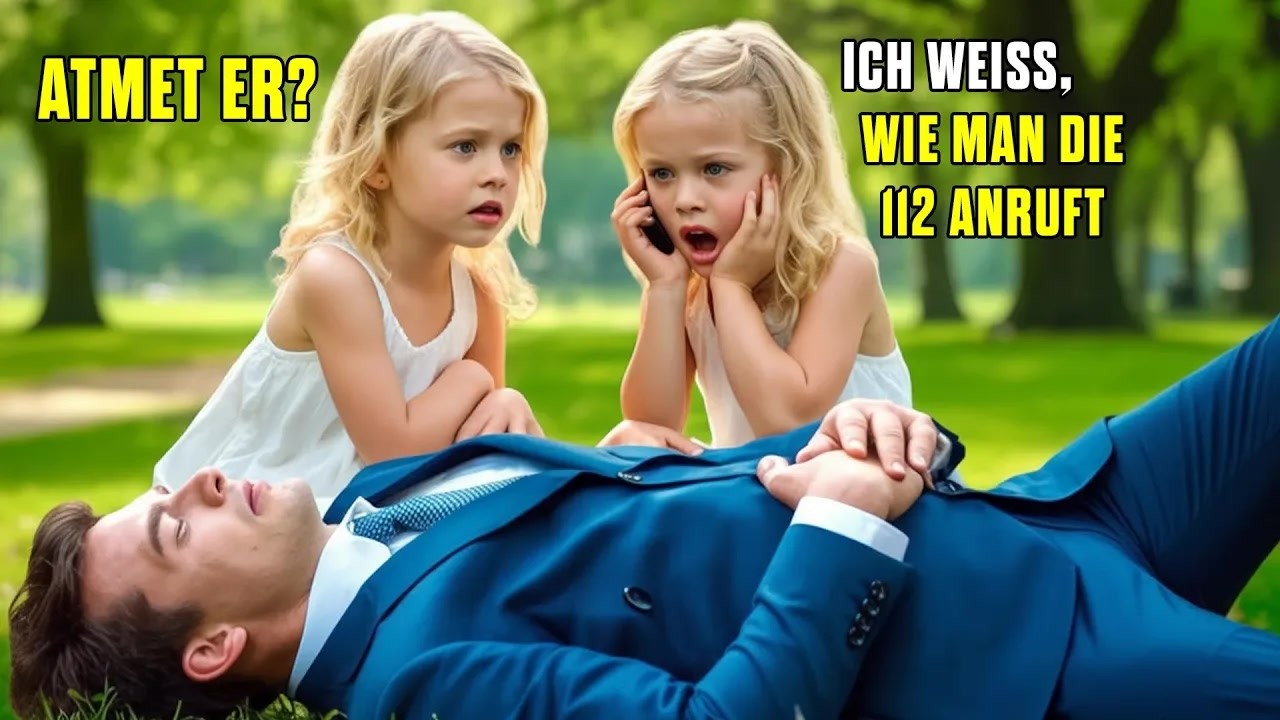 Ich bin als Milliardär zusammengebrochen, und niemand hat angehalten. Nicht der Jogger, nicht das Pärchen. Ich lag im Sterben auf dem Asphalt – bis zwei fünfjährige Mädchen in weißen...