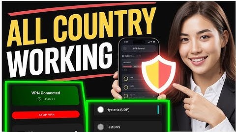 New All  Country Working UDP VPN | SLOWDNS, Cloudflare 