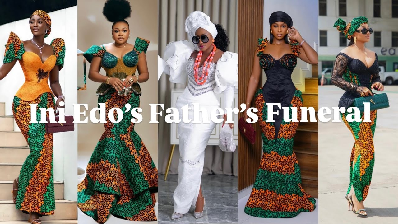 Best Dressed Celebrities At Ini Edo’s Father’s Funeral!