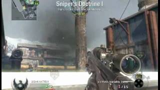 Black Ops: Best Game Winning Kill EVER! (NO Steady Aim)