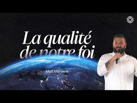 The quality of our faith - @MattMarvane