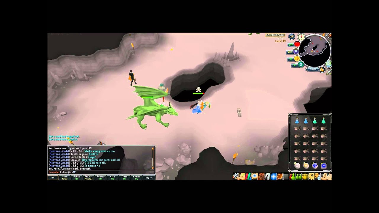 Runescape l First Commentary l Green Dragon Bot Killing Guide 2012