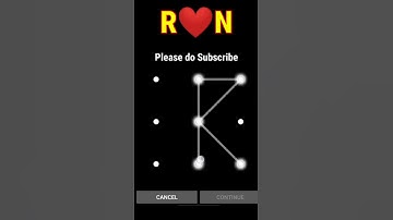 R❤️N pattern lock password | #viral #shorts