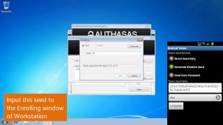 Authasas - A user enrolls time-based one-time password using OATH Authentication Provider