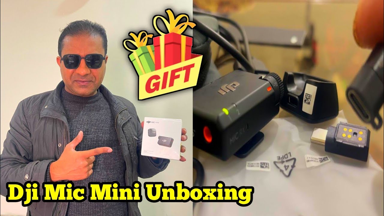 Unboxing My Gift 🎁 | Dji Mic mini | Raza Ali Fans