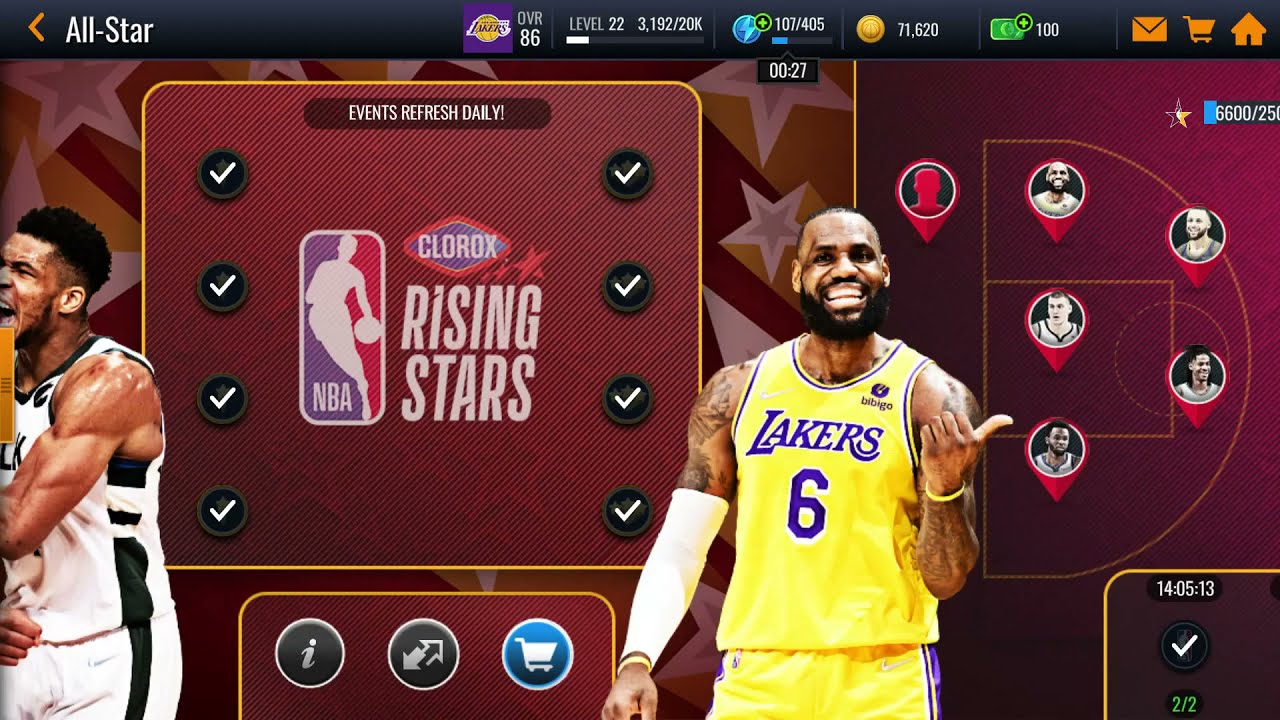 Nba Live Mobile Team Durant Reserves Pack (All Star Event)