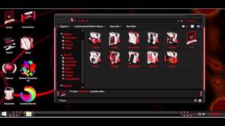 Alienred ThemePack win8