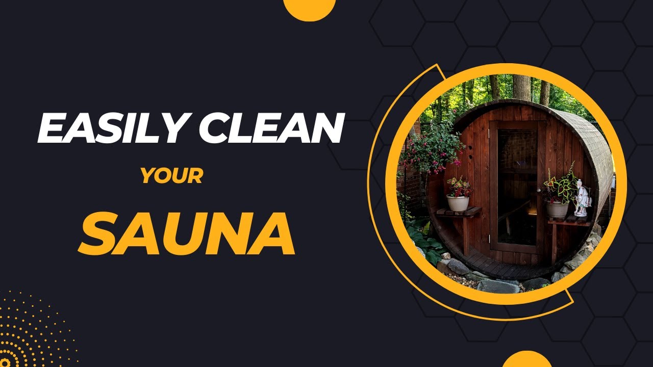 How to Easily Clean your Barrel Sauna YouTube